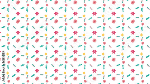 Seamless Flower Pattern Design