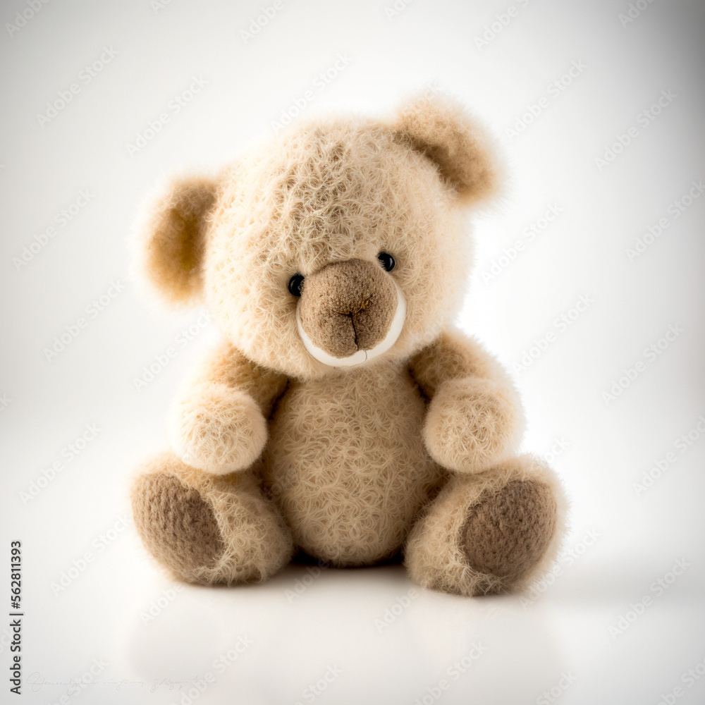 stuffed teddy bear children's toy, ai generative art stuffed teddy bear children's toy, ai generative art