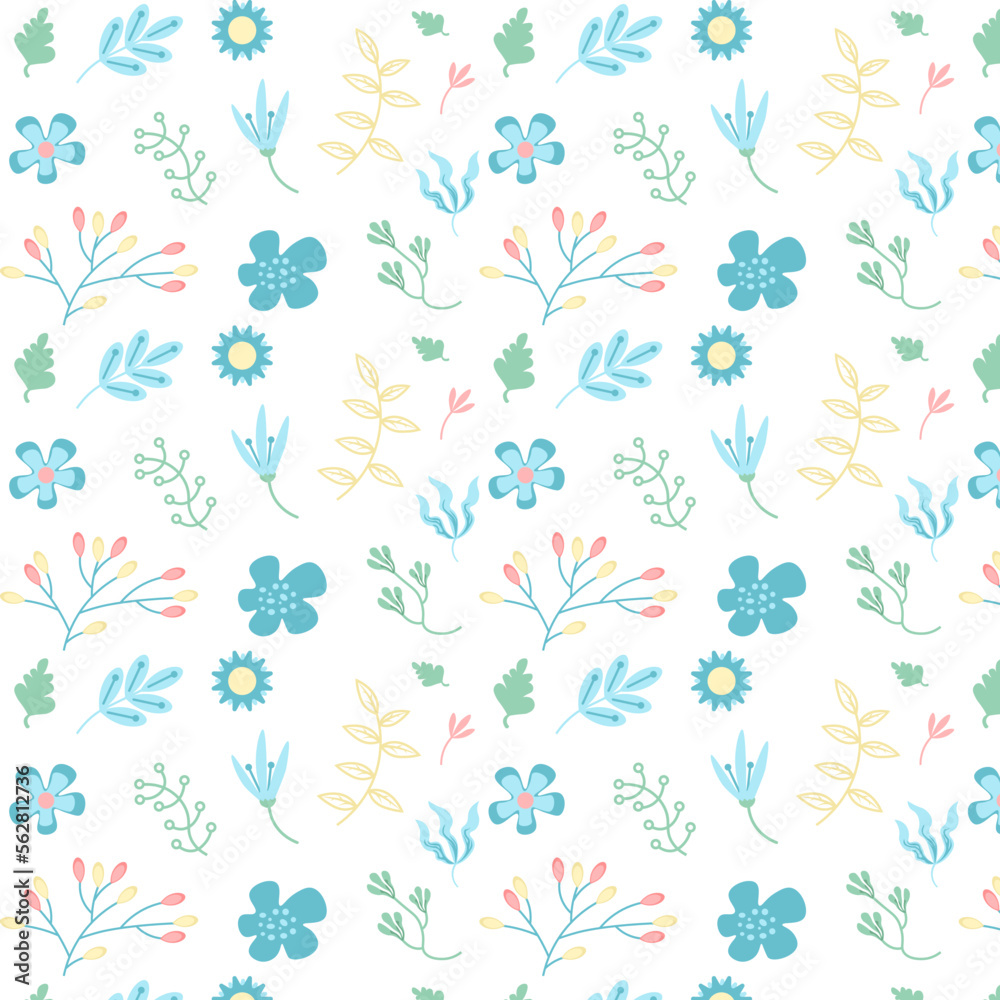 Pattern floral minimalistic