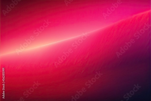 Abstract Pink Red Gradient Curve Background. Generative AI.
