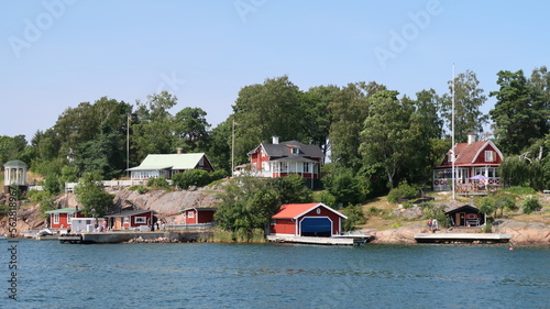 archipel de Stockholm en Suède photo