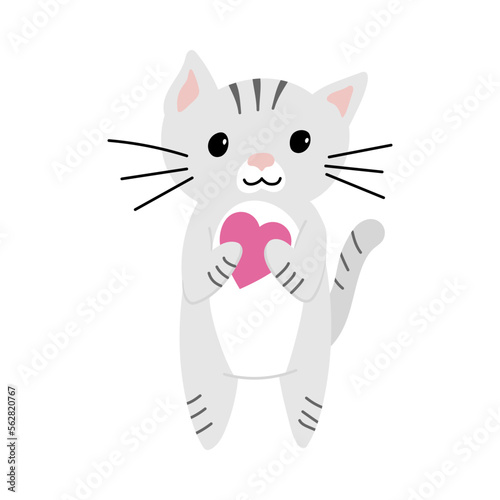 Valentine's Day Cat