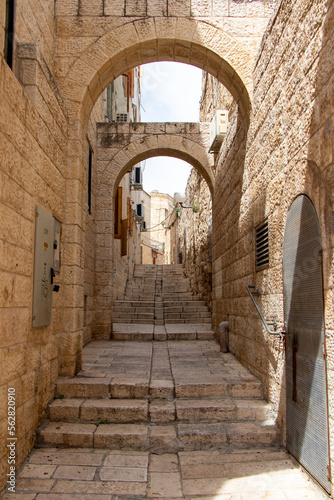 Photography Narrow Alley in the Armenian Quarter of old Jerusalem