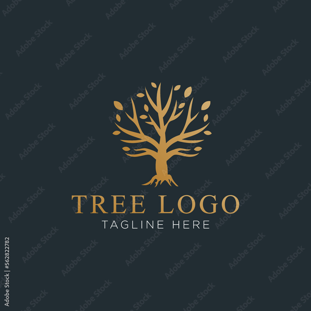 Tree vector icon. Nature trees vector illustration logo design. Tree vector icon. Nature trees vector illustration logo design.