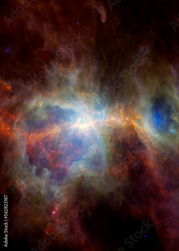 Fototapeta Naklejka Na Ścianę i Meble -  New spitzer deep space telescope images. Elements of this image furnished by NASA.