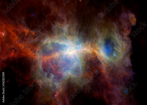 New spitzer deep space telescope images. Elements of this image furnished by NASA.