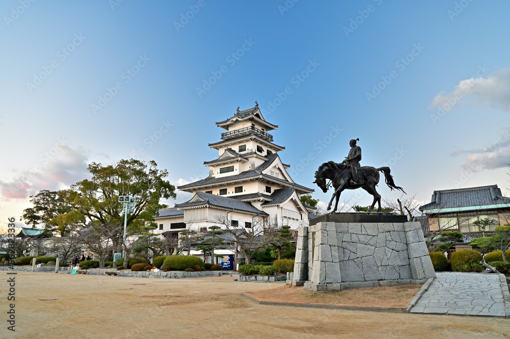 Obraz premium 今治城の風景 愛媛県今治市