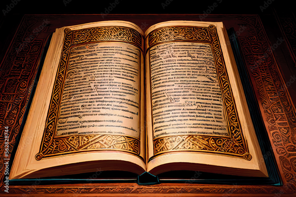 Obraz premium Old Book on the Table