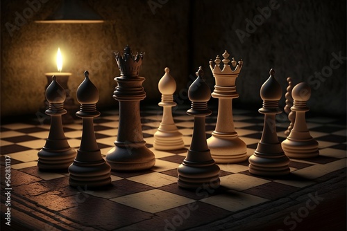 Chess Game  Check  Checkmate  Strategic Game  Xadrez  Generative AI