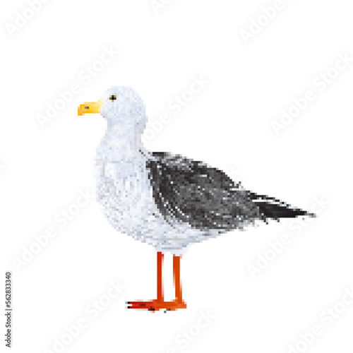 Seagull 8 bit  icon