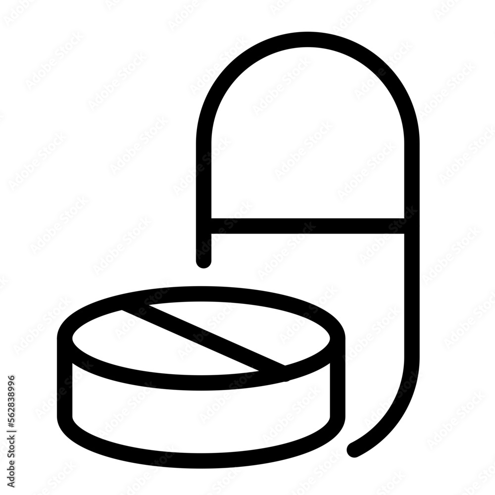 Pills drugs icon outlined Pills drugs icon outlined