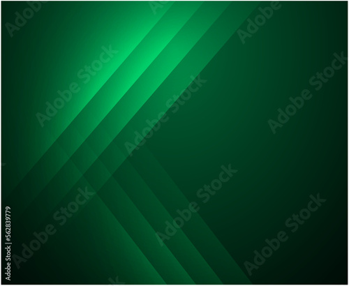 Gradient Green Background Design Abstract Vector Illustration