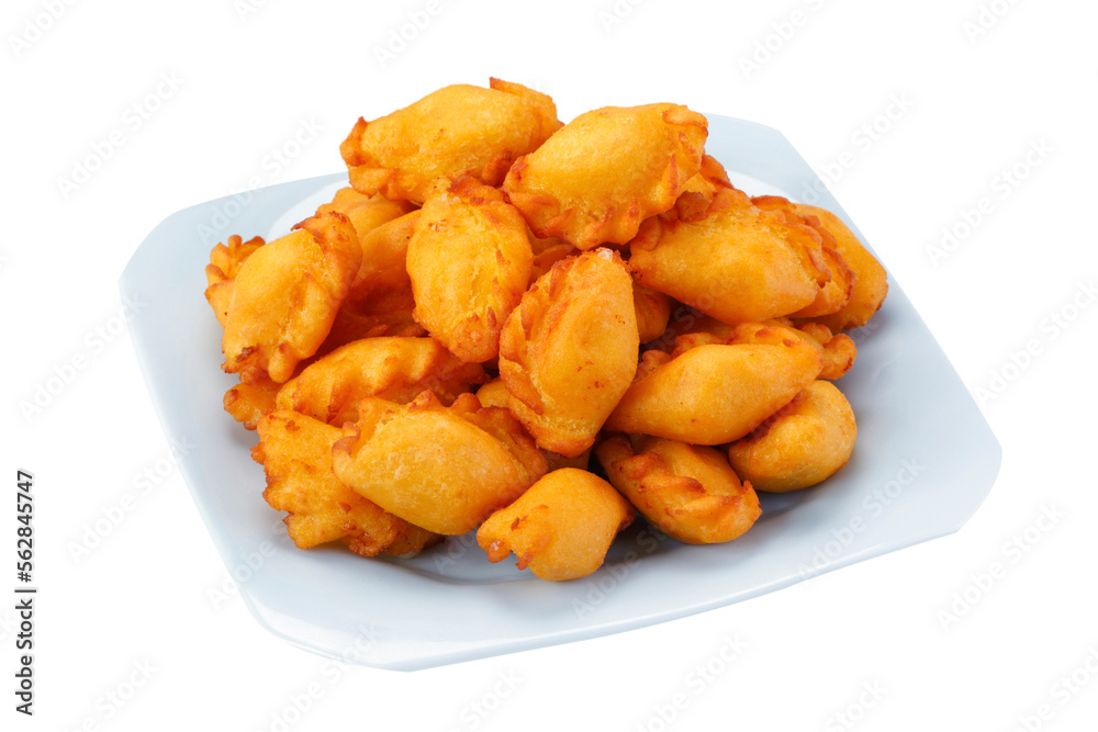 Cheese and meat angu pastry mush Brazilian snack Cheese and meat angu pastry mush Brazilian snack