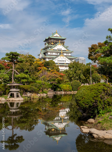 Obraz na płótnie Osaka Castle in Osaka Japan w salonie