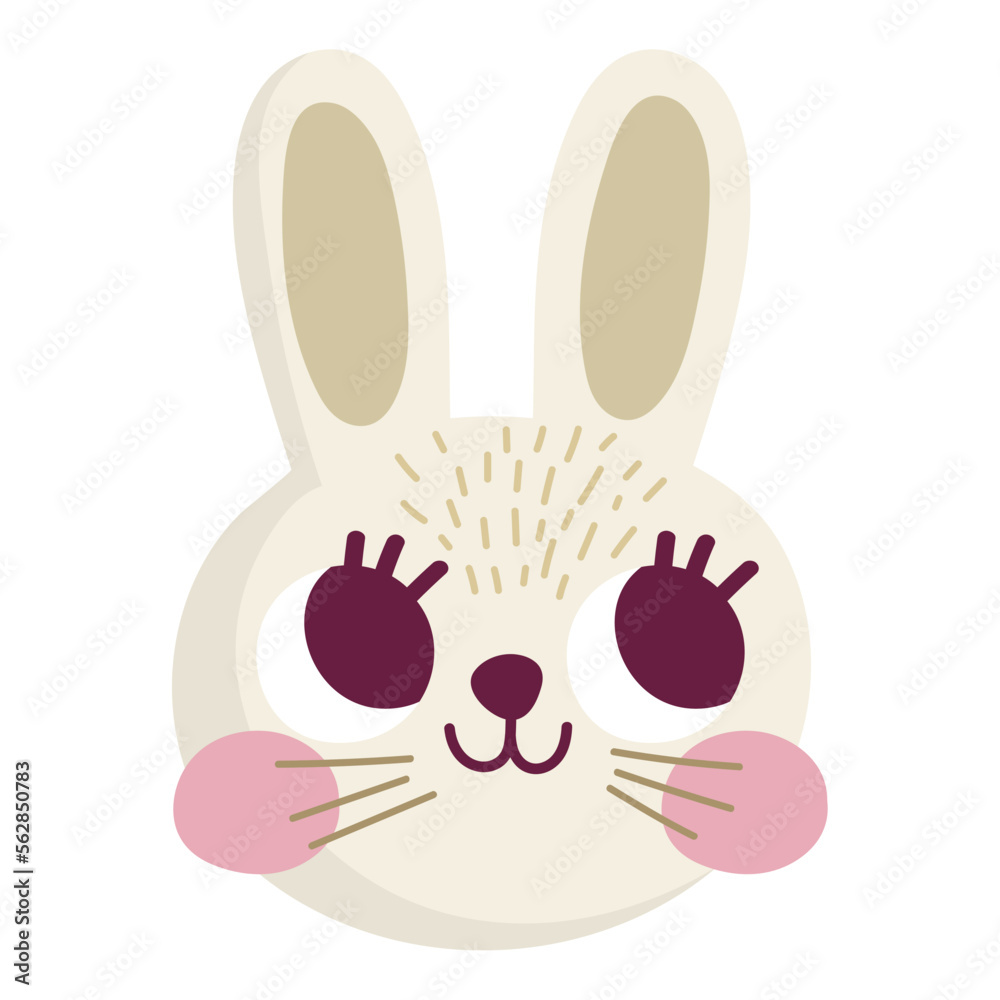 Fototapeta premium rabbit head animal