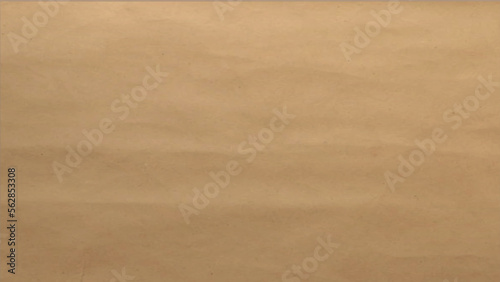 Crumpled paper texture vector background. Brown old antique wrinkled sheet EPS10