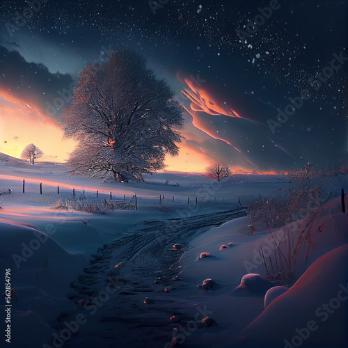 Winter landscape © ALEXANDER
