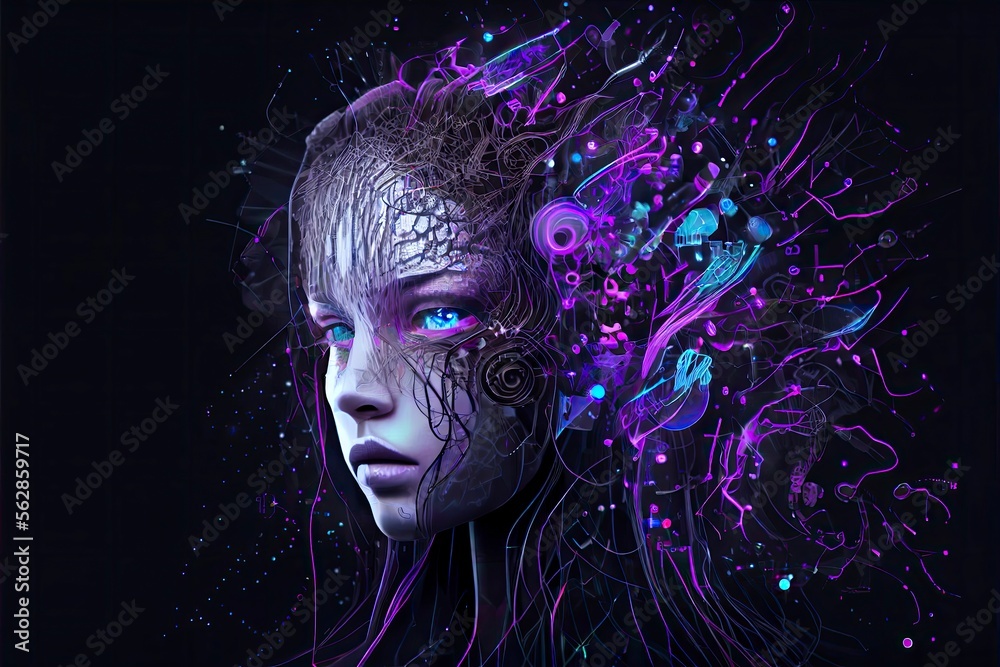 Artificial intelligence in a humanoid cyborg Artificial intelligence in a humanoid cyborg