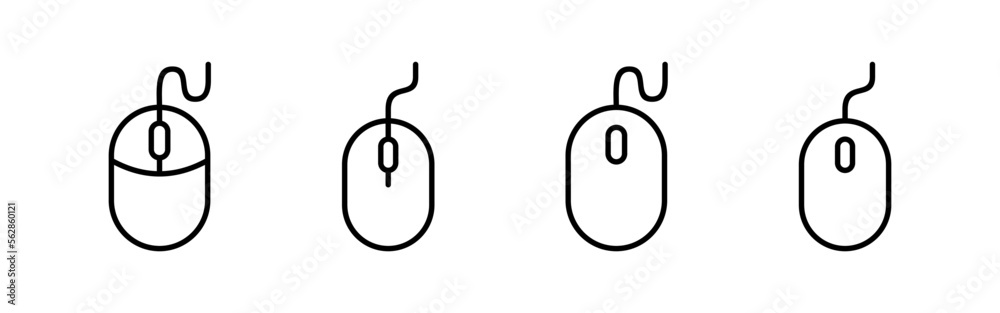Mouse icon vector for web and mobile app. click sign and symbol. pointer icon vector. Mouse icon vector for web and mobile app. click sign and symbol. pointer icon vector.