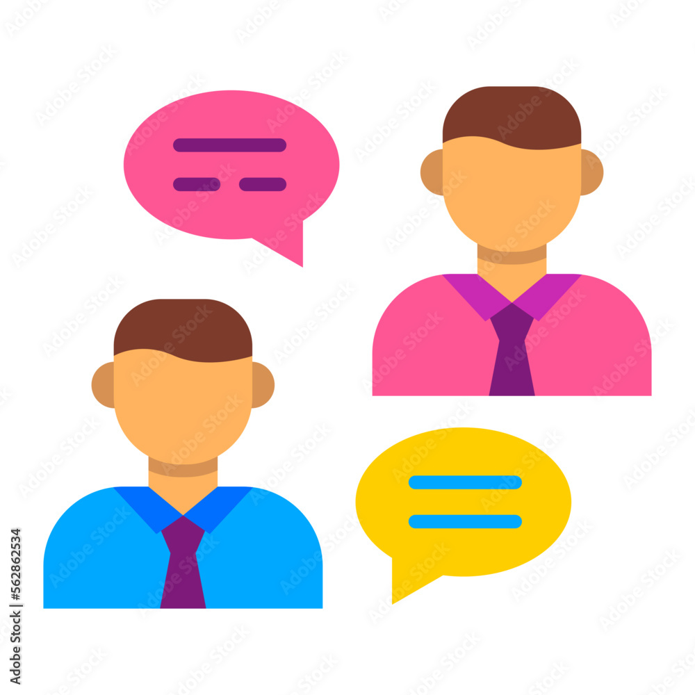 Conversation Flat Icon