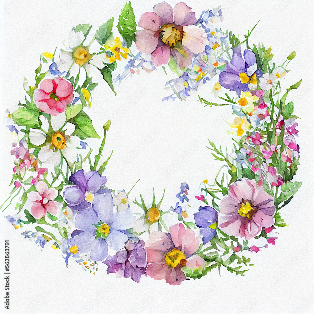 Easter poster and banner template with spring flowers. Spring sale. Greetings and presents for Easter Day. Promotion and shopping template for Easter