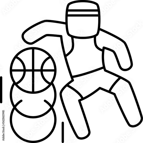 dribbling  icon