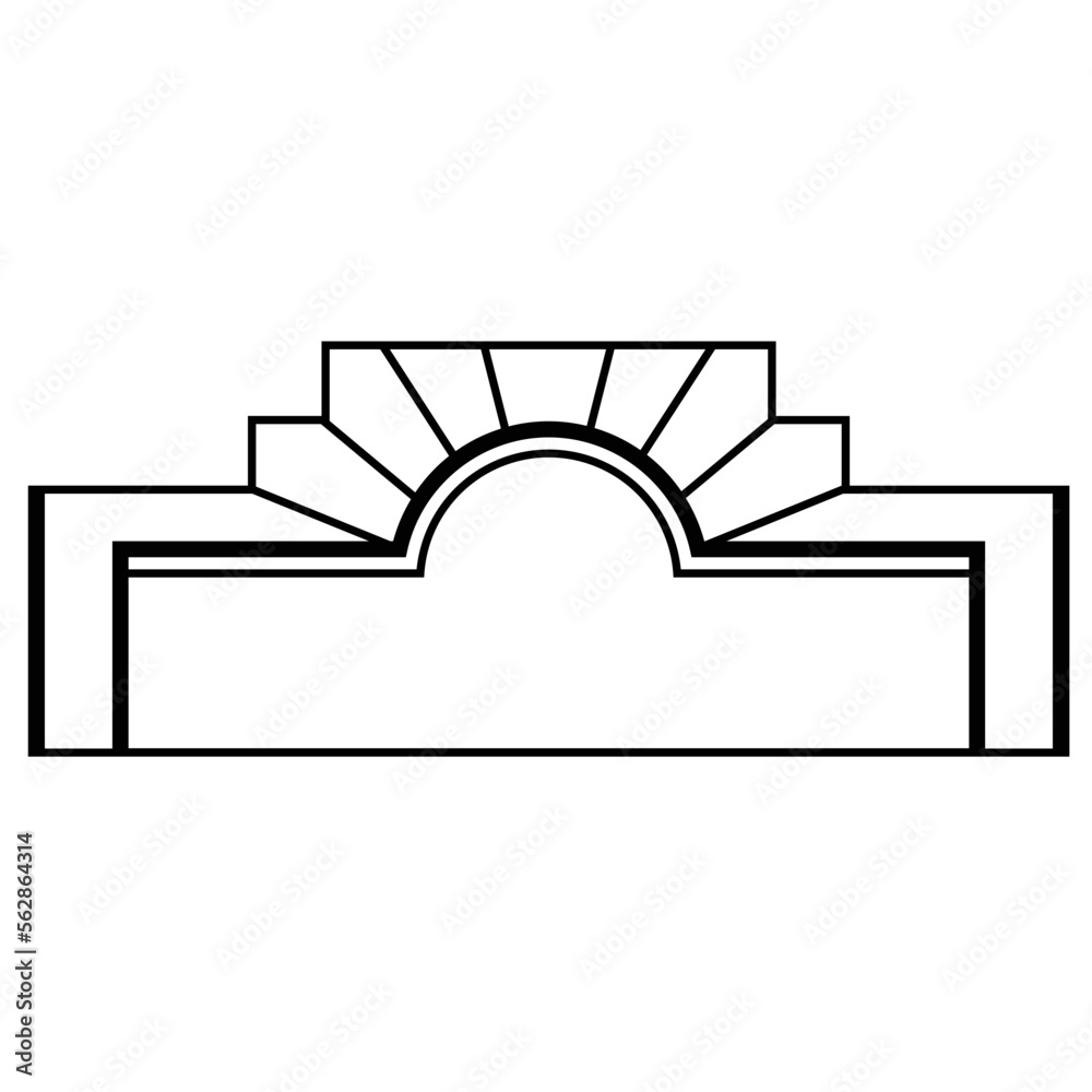 Art Deco Frame border design element Stock Vector | Adobe Stock