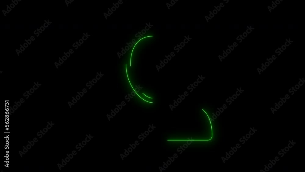 People avatar green neon glow light sign. People avatar green neon glow light sign.