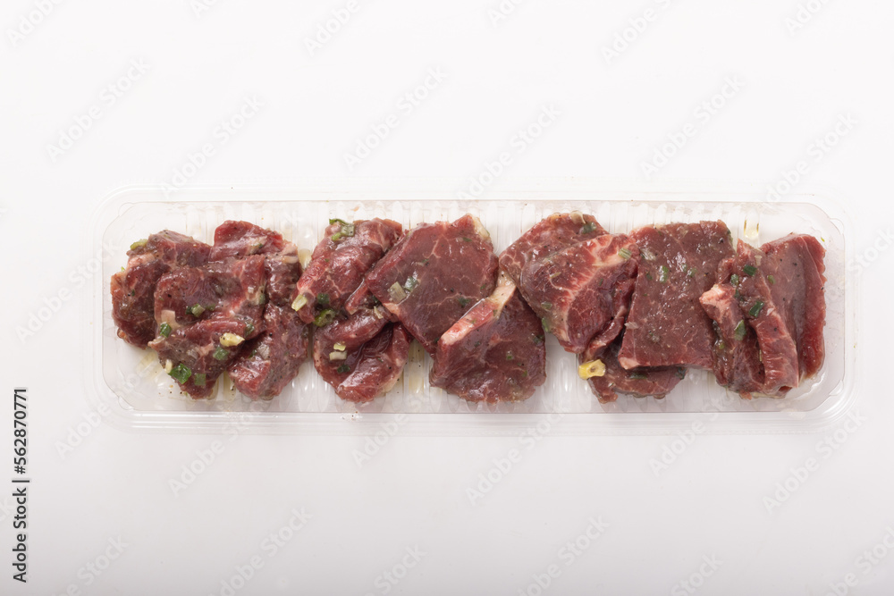 味付け牛モモ肉 焼き肉用 味付け牛モモ肉 焼き肉用