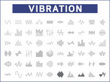 Simple Set of sound wave Related Vector Line Icons.
Vector collection of vibration, signal, analog, sound, audio, graph, equalizer, music and design elements symbols or logo element.
