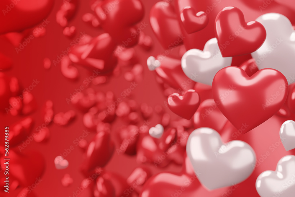 Valentine's Background Hearts Background