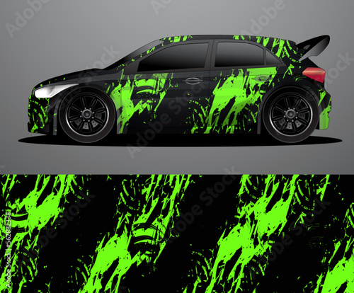 Car Wrap design for company  decal  wrap  and sticker. vector eps10