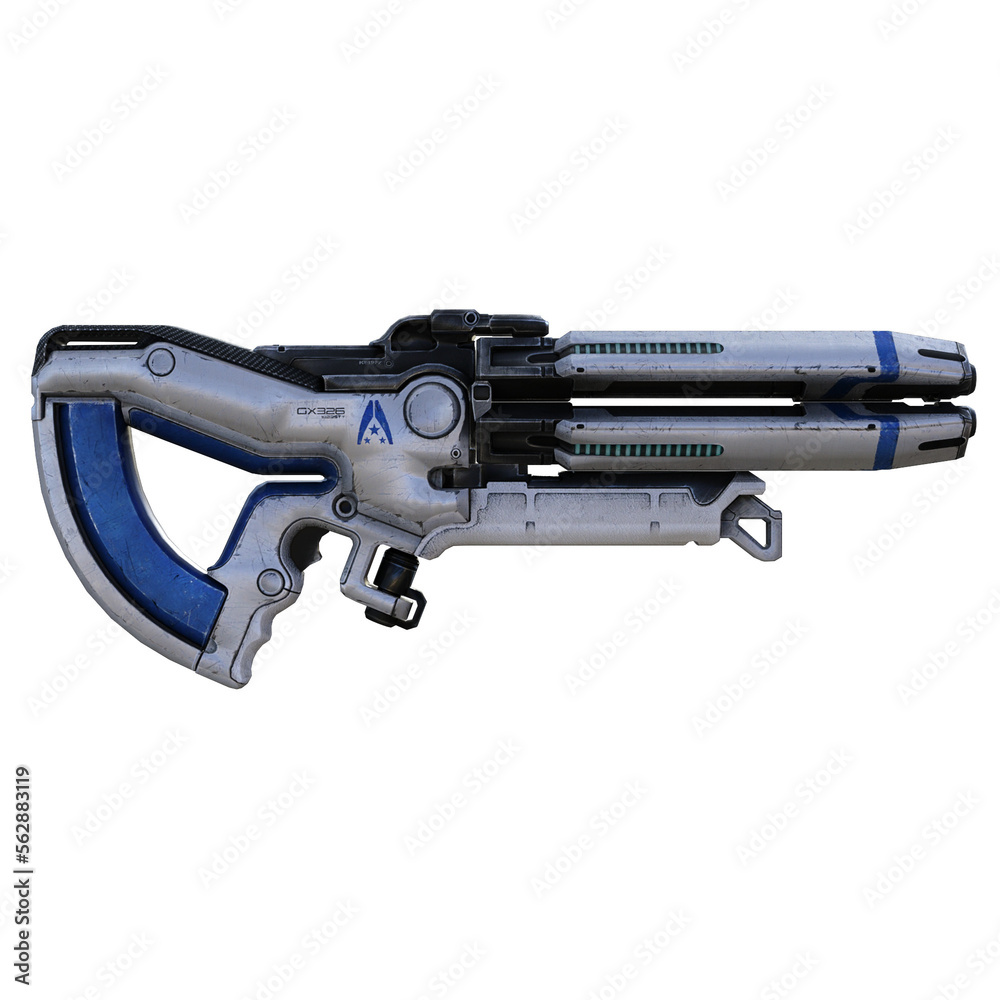 Weapons Max effect 3d rendering