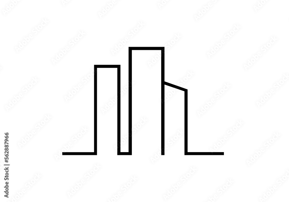 house building logo design template.icon for science technology house building logo design template.icon for science technology