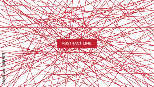 vector Asymmetrical texture with random chaotic lines colors abstract geometric pattern