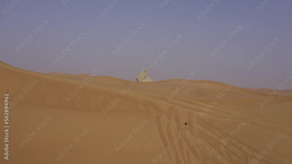 Aerial, Desert In The Sharjah Area, United Arab Emirates Aerial, Desert In The Sharjah Area, United Arab Emirates