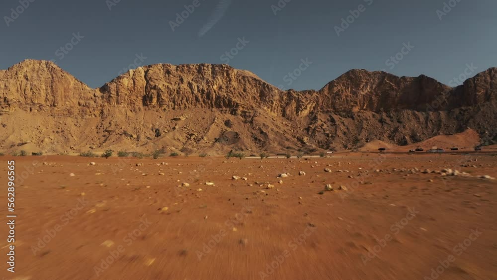 Aerial, Desert In The Sharjah Area, United Arab Emirates Aerial, Desert In The Sharjah Area, United Arab Emirates
