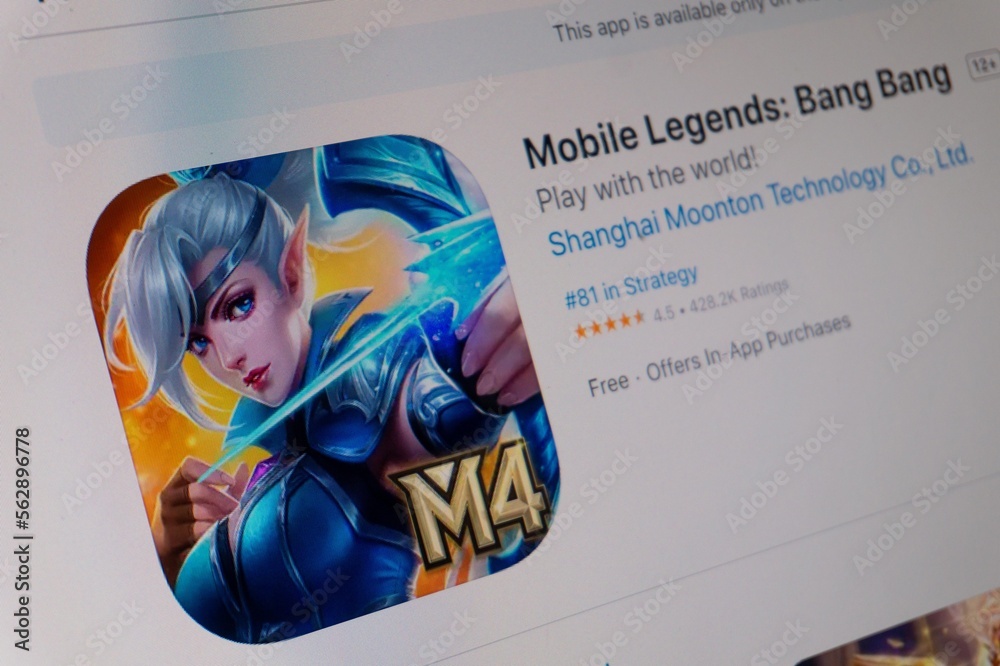 Wonosobo Indonesia January 19 2023 Mobile Legends Bang Bang Mobile