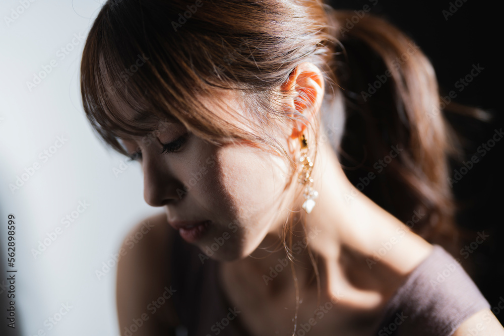 Naklejka premium クールな女性