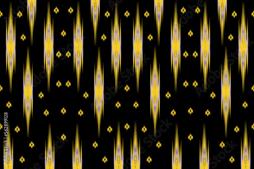 Seamless geometric ethnic asian oriental and tradition pattern design for texture and background. Silk and fabric pattern decoration for carpet, clothing, wrapping and wallpaper