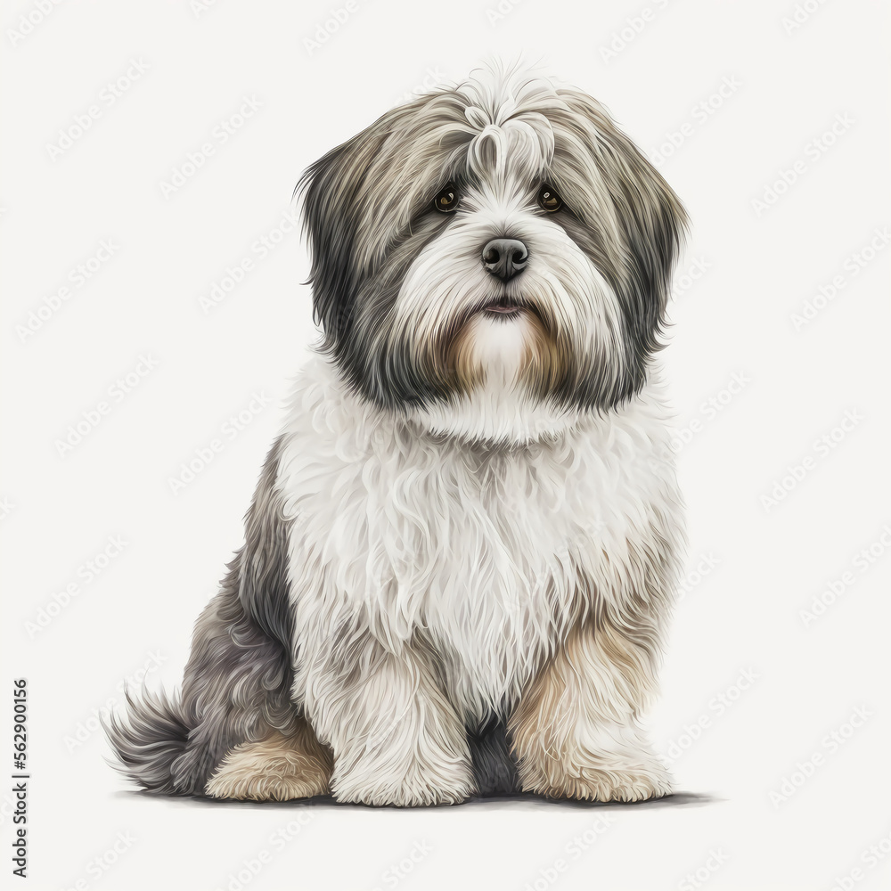 “Generative AI” Havanese digital illustration. “Generative AI” Havanese digital illustration.