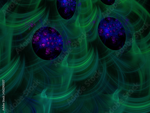 Imaginatory fractal abstract background Image