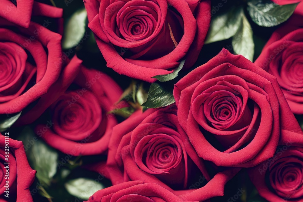 Valentine's Day Roses Seamless Repeating Repeatable Texture Pattern Tiled Tessellation Background Image Valentine's Day Roses Seamless Repeating Repeatable Texture Pattern Tiled Tessellation Background Image