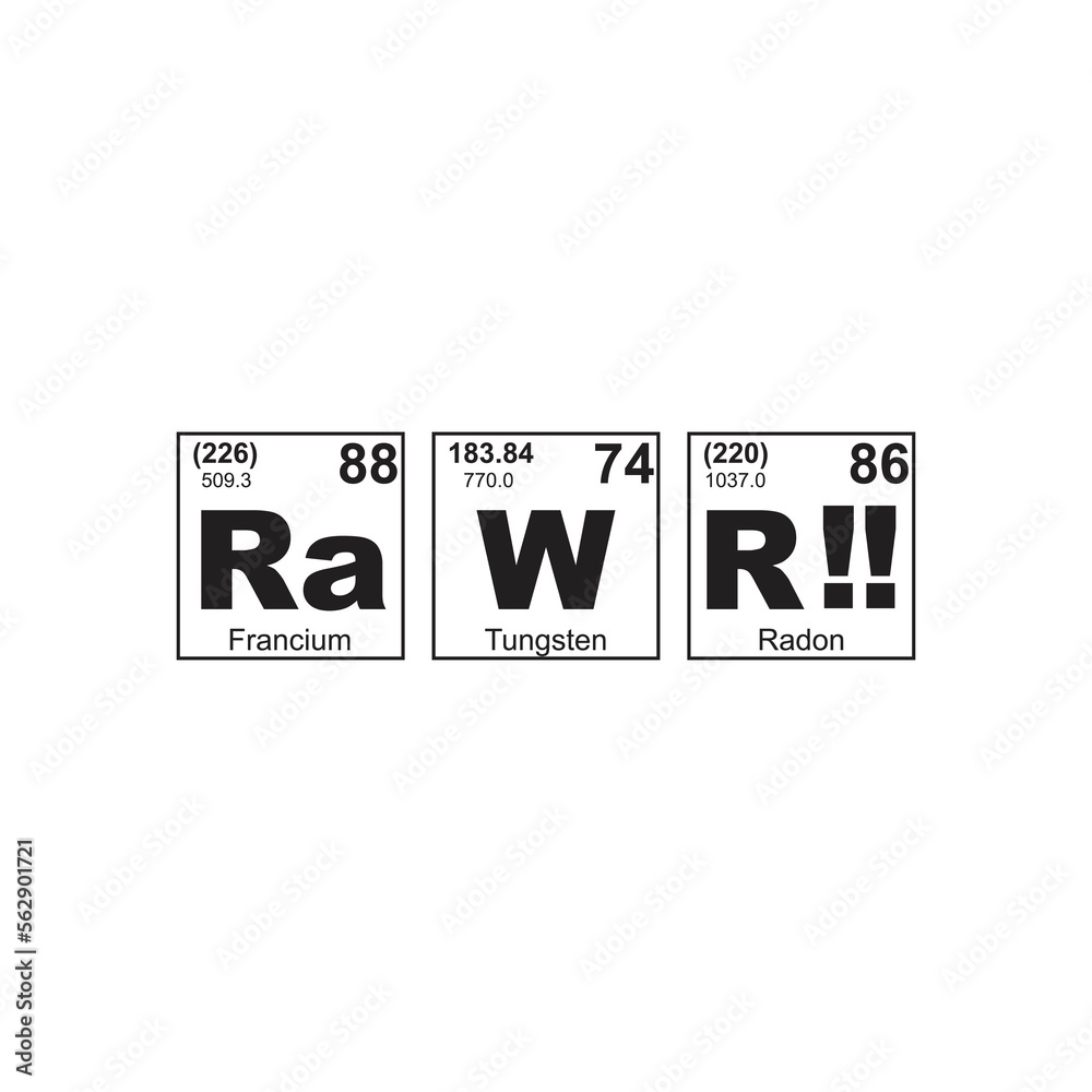 Periodic table design quote