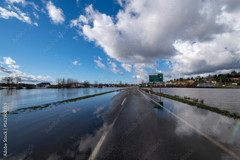 Climate Crisis Unleashed: Highway 1 Drowns in Abbotsford Floods