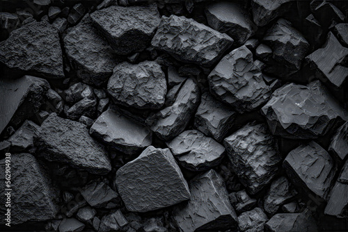 Anthracite Texture Background. Created with Generative AI Technology