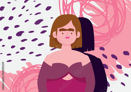 perfectly imperfect woman portrait