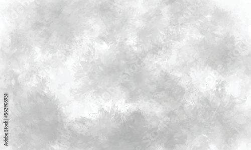 Watercolor White and gray background with texture. Abstract grey white background. Watercolor textures on white paper background.