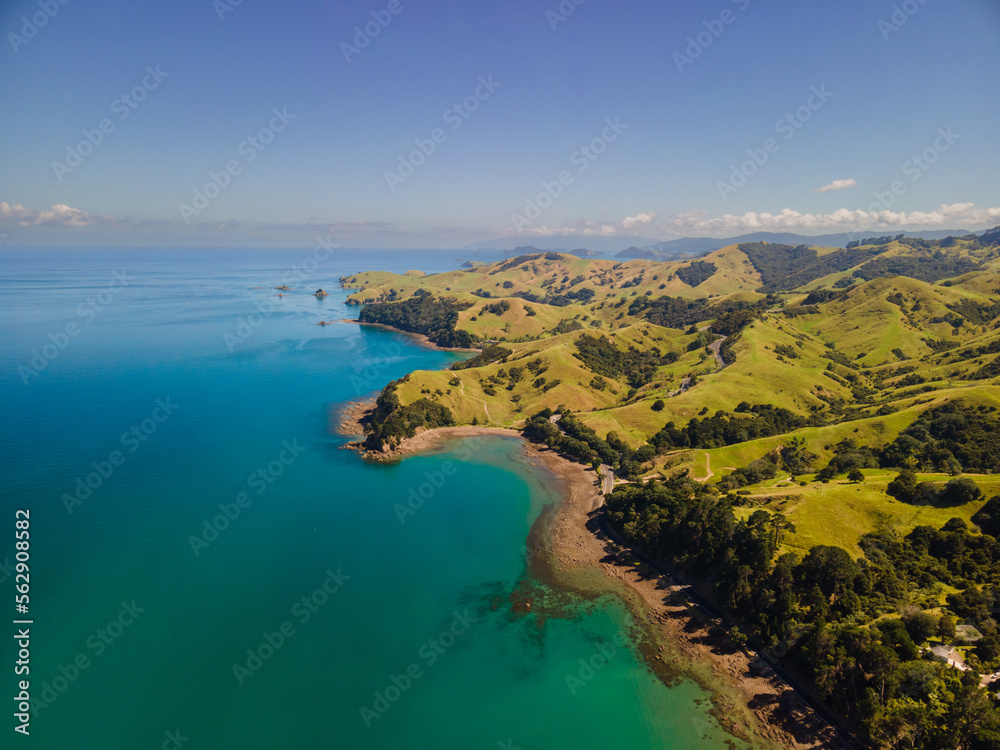 Coastal State Highway 25 - Thames coast, Coromandel New Zealand