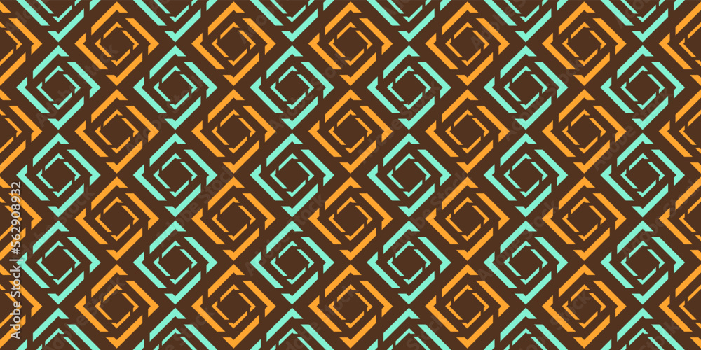 Seamless pattern ethnic geometric square. Vector illustration. Good quality. Good design